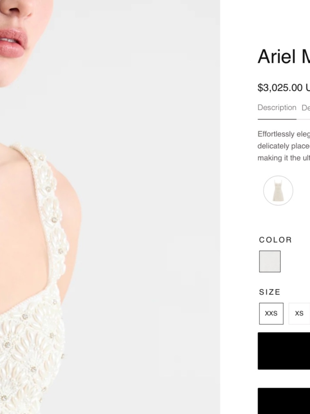 Clio Peppiatt Ariel Mini Dress. XS - Picture 4 of 6